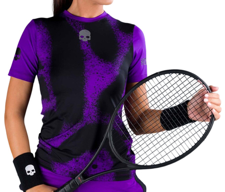 Женская теннисная футболка Hydrogen Spray Tech Tee Woman - purple