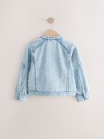 Куртка джинсовая на молнии для девочки Next E33-635, Голубой