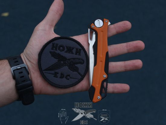 Складной нож НОКС "Фантом" 338-108406 c клинком из стали D2, рукоять G10