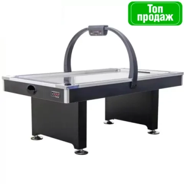 Аэрохоккей «BLACK DIAMOND» 7 ф (214 х 122 х 79 см, черный) стальное поле