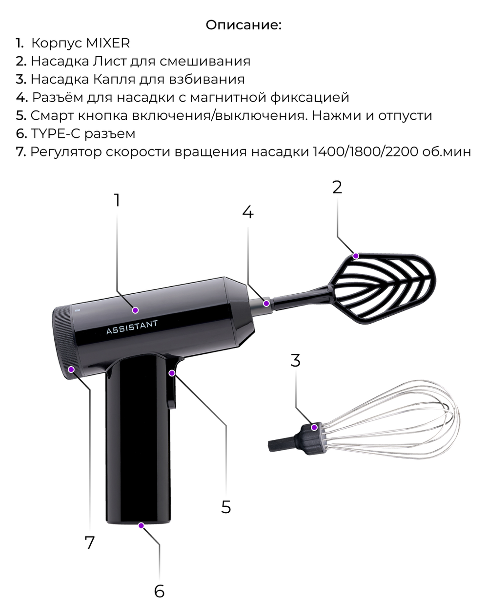 MIXER purple