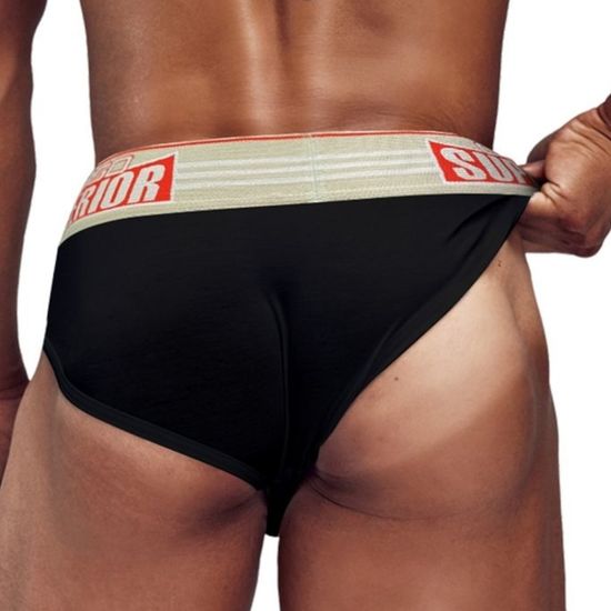 Мужские трусы брифы черные BS BS842-2