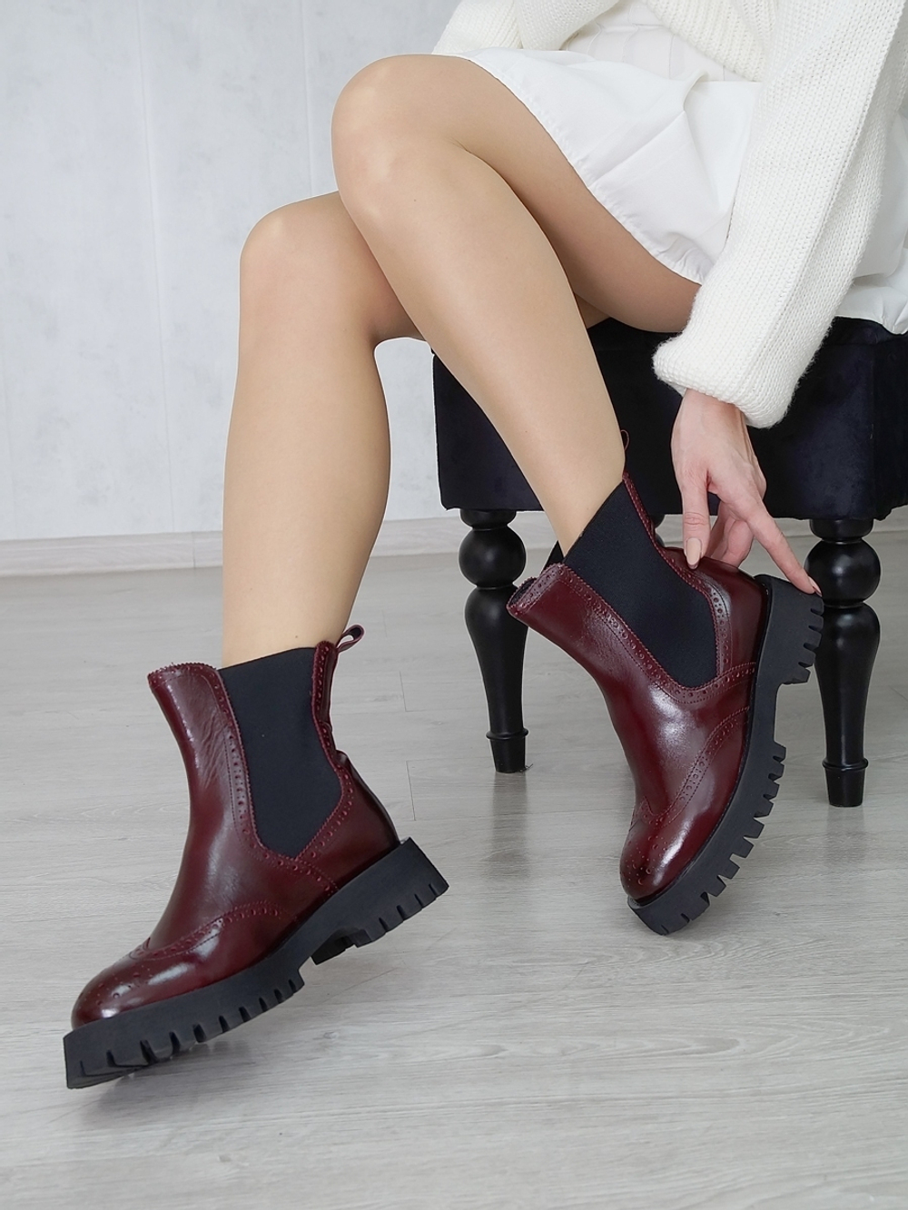 Полусапожки женские POPULAR FASHION B2103B-12Q