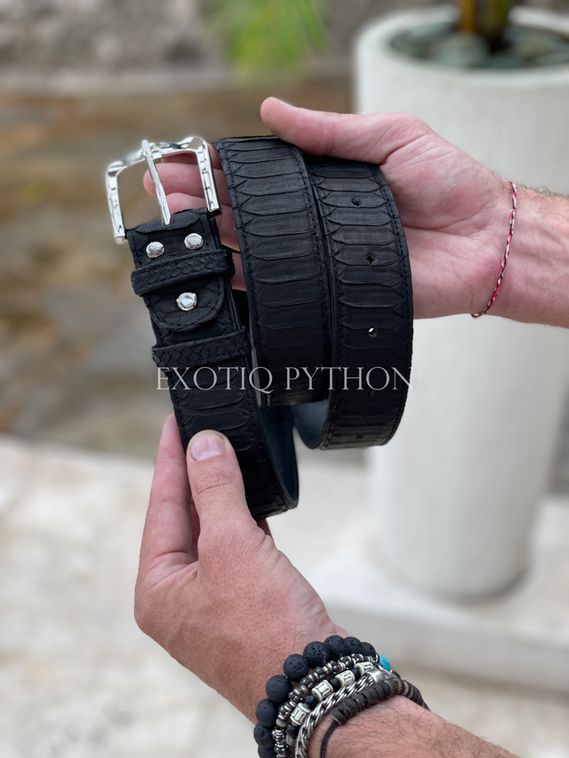 Ремень из кожи питона AC-60