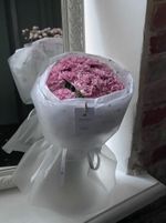 Букет из диантусов в розовом оттенке