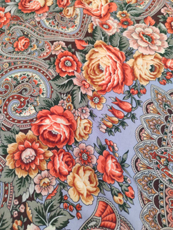 Павловопосадский платок Мчится тройка 1896-17