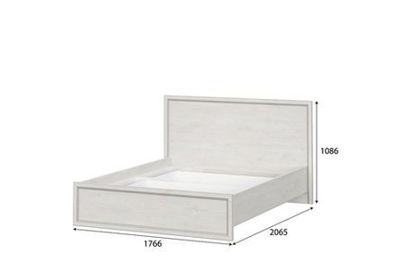 Александрия (SV-мебель) КР-102 Кровать двуспальная 1600мм