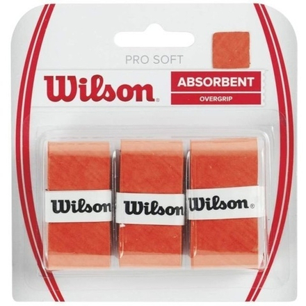 Аксессуары для тенниса Намотка овергрип WILSON PRO SOFT OVERGRIP BURN .