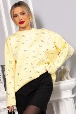 Свитер оверсайз Анита (лимонный) Б14758-1М LT Collection