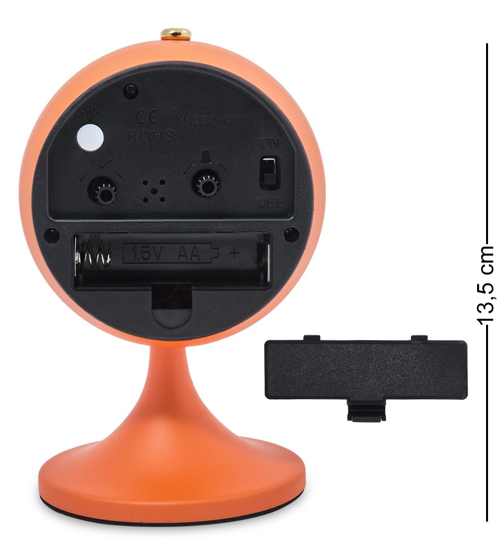 GAEM Art CL-72/5 Будильник «Шар» оранжевый