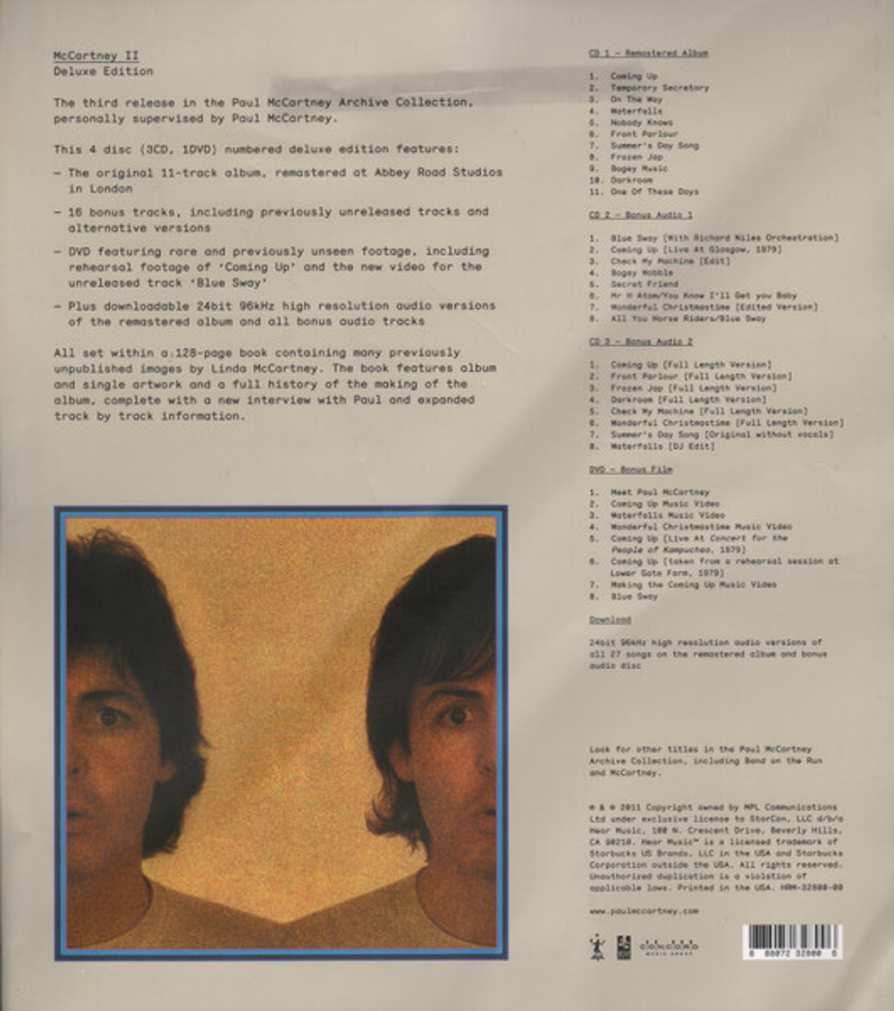Paul McCartney / McCartney II (Deluxe Edition)(3CD+DVD)