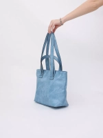 сумка тоут через плечо средняя с двумя ручками