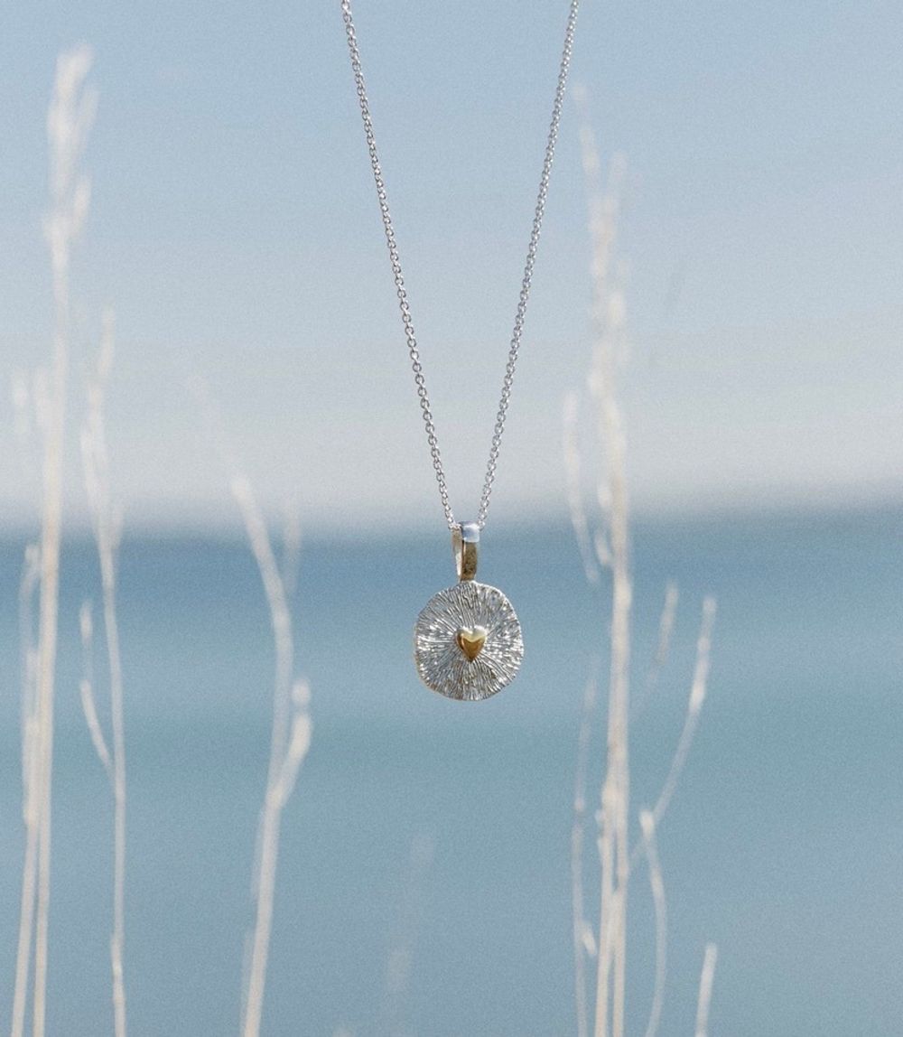 Подвеска Душа с сердцем, позолота