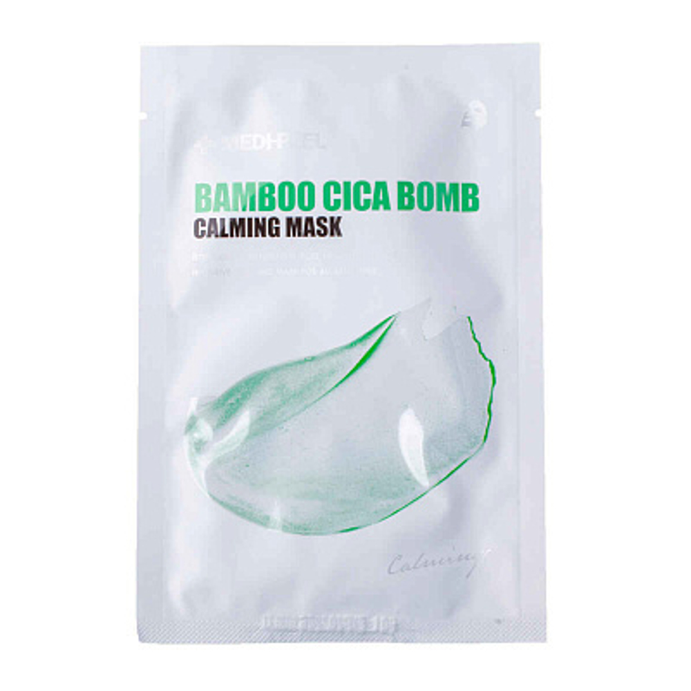 MEDI-PEEL Bamboo Cica Bomb Calming Mask (25ml) Успокаивающая маска с центеллой и бамбуком