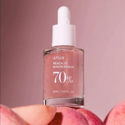 Anua Осветляющая сывортка для лица Peach 70% Niacinamide Serum, 30мл