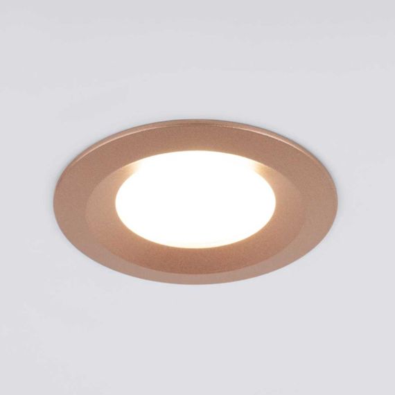 Встраиваемый светильник Elektrostandard 110 MR16 золотой a053333