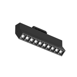 DK6646-BK Поворотный однофазный трековый светильник EDDER со светодиодом L271mm 220V 20W 30° 4000K IP20 черный алюминий