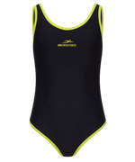 Купальник для плавания Edge Black/Lime, полиамид, подростковый