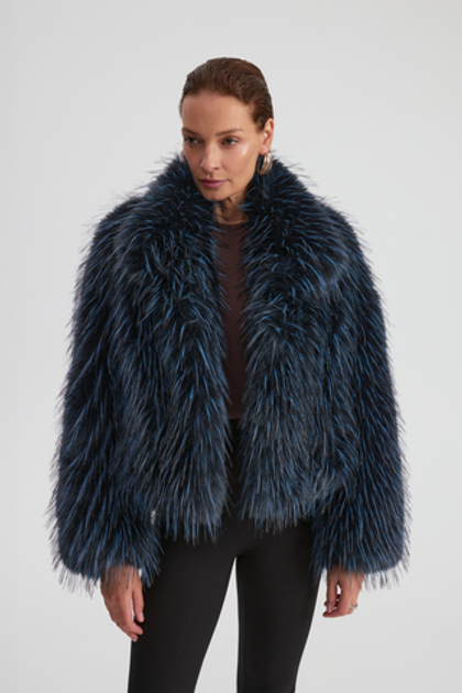 Шуба из искусственного меха