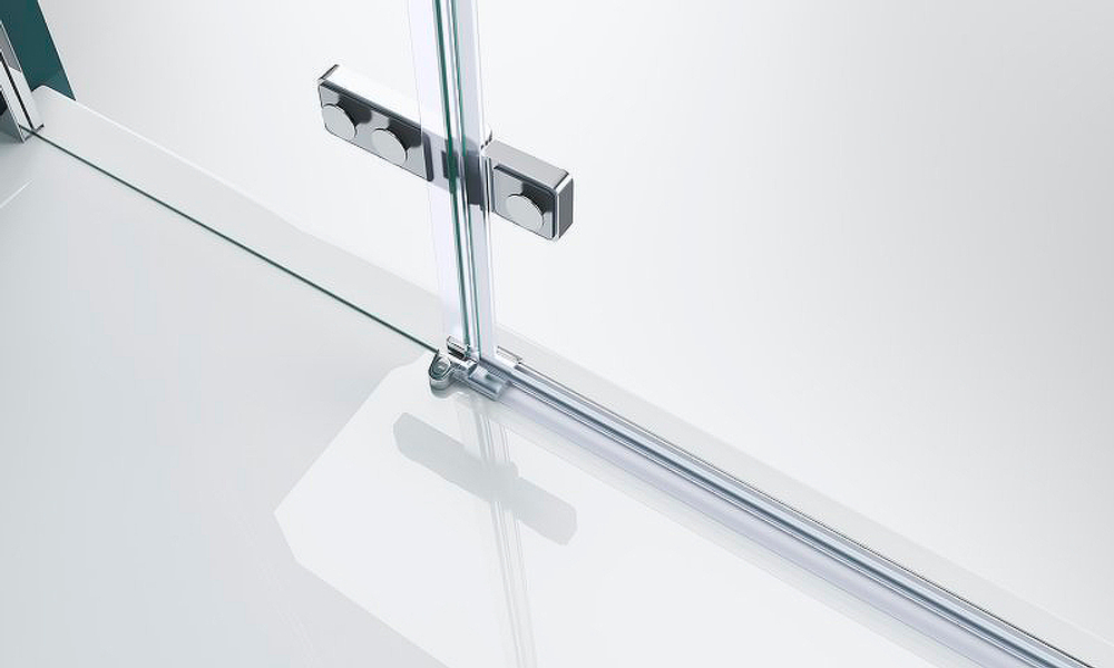 Душевая дверь BelBagno Kraft 100 KRAFT-B-12-60/40-C-Cr-R профиль Хром стекло прозрачное