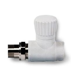 Вентиль TEBO сварка НР 20*1/2" прямой белый 35269