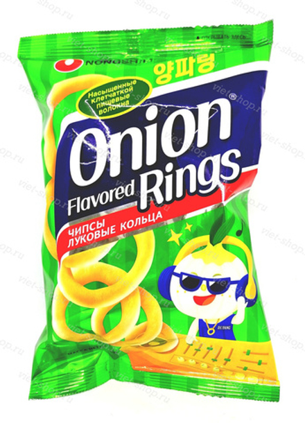 Чипсы луковые кольца Onion Rings, Nongshim, 40 гр.