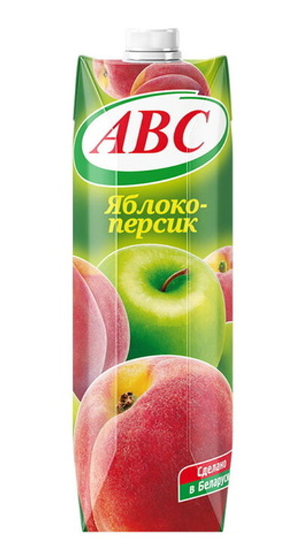 Нектар "АВС" Яблоко-персик 1л. АВС