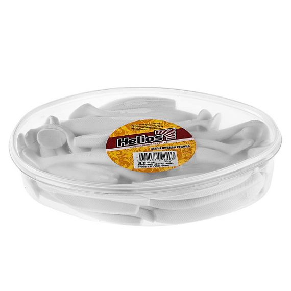 Виброхвост несъедоб. Trofey 5.5&#39;/14см White 50шт. (HS-25-001-N) Helios