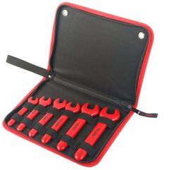 TOLSEN (TTV83606) Набор рожковых диэлектрических ключей, 10-19 мм, 6 предметов, в футляре на молнии
