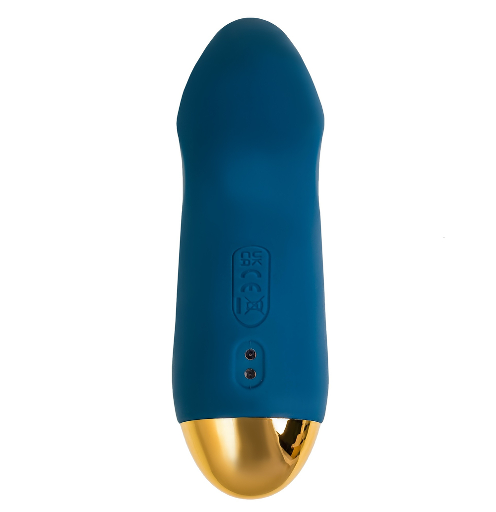 Вакуумный стимулятор клитора Svakom Pulse Pure синий 12,9 см