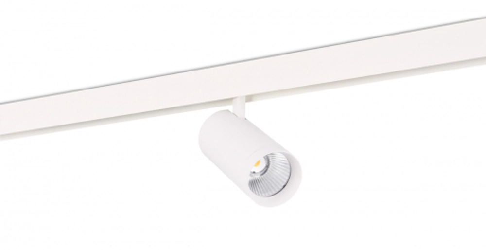 Светодиодный светильник Alpha для SPACE Track system 30Вт, D80xL160 мм, 2068Лм, 36°, 3000К, диммируемый 0-10В, Ra &gt;90, белый