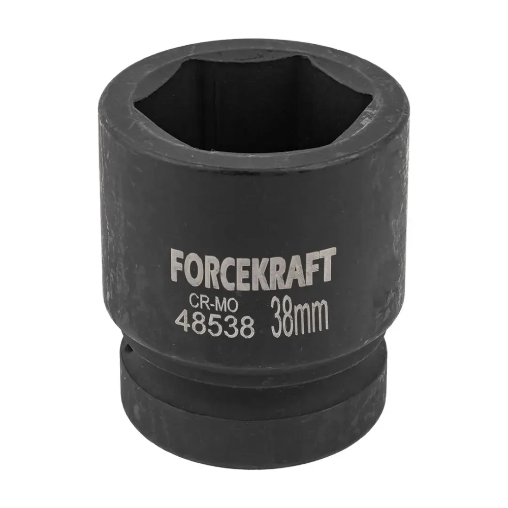 Головка ударная 1'', 38мм (6гр.) FORCEKRAFT FK-48538