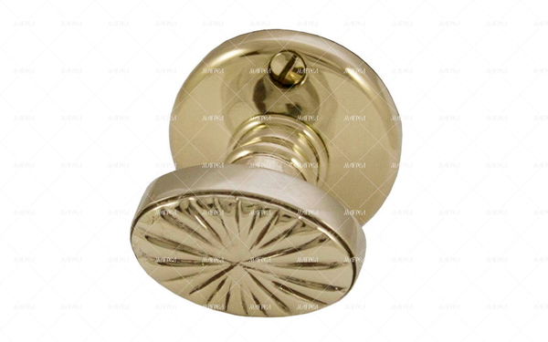 Ручка кноб дверная Горбушка латунь