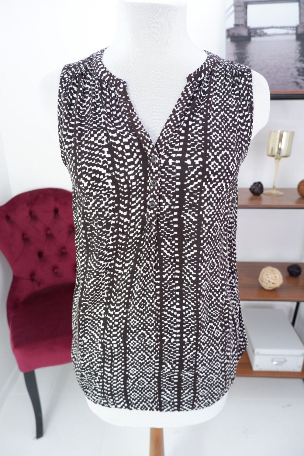 Топ Ostin пестрый 46 размер