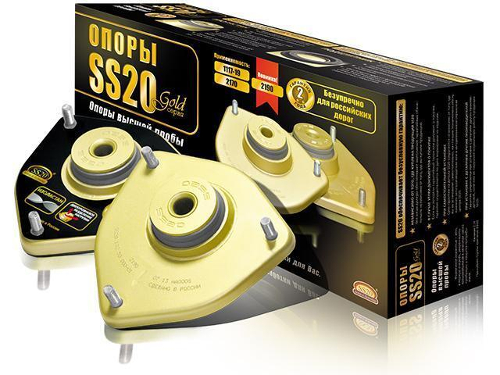 Опора передней стойки (люстра) ВАЗ 2190 gold с электроусилителем 2 шт. SS20