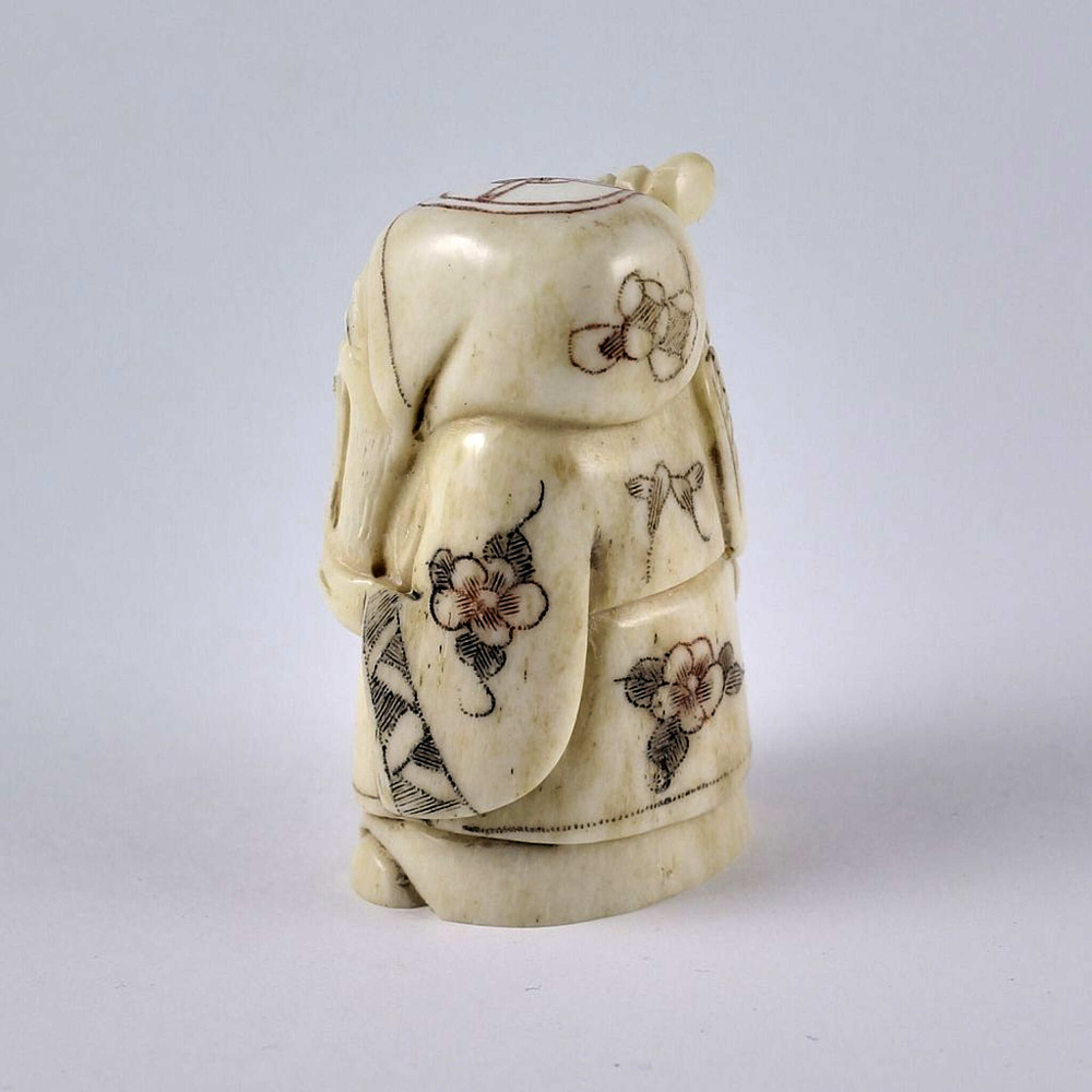 Нэцкэ Фукурокудзю с волшебной колотушкой