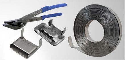 Скрепа, лента бандажная, вязка спиральная