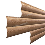 Сайдинг металлический Woodstock ECOSTEEL Текстурированный 0.5мм Кедр (в наличии)