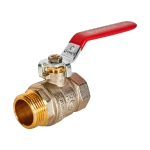 Кран шаровой полнопроходной ROMMER - 1" (ВР/НР, PN40, ручка-рычаг)