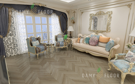 LVT-плитка Damy Floor DF01-Ch-LVT Версаль/Versailles