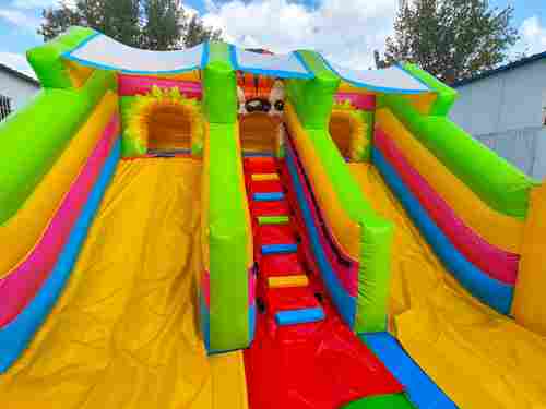 Коммерческий надувной батут «Тигриная страна 3», 10*5*3,5 м