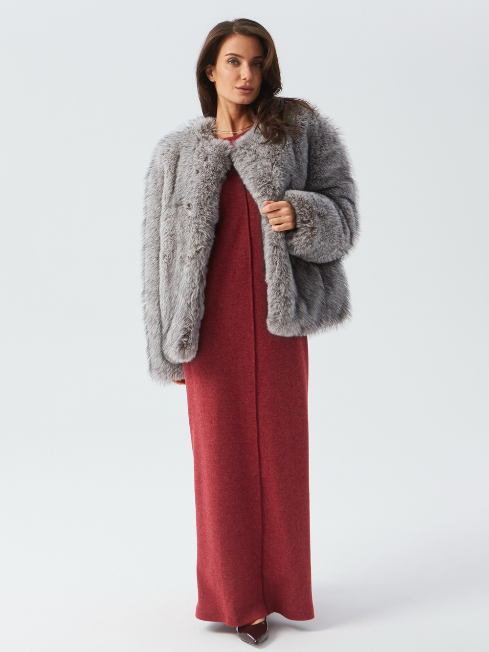 Платье трикотажное