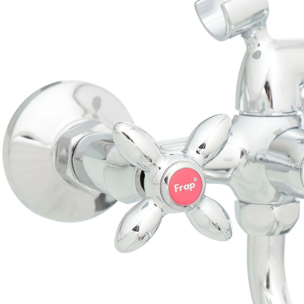Смеситель для ванны, Frap, с кран-буксой, хром, F2227-2