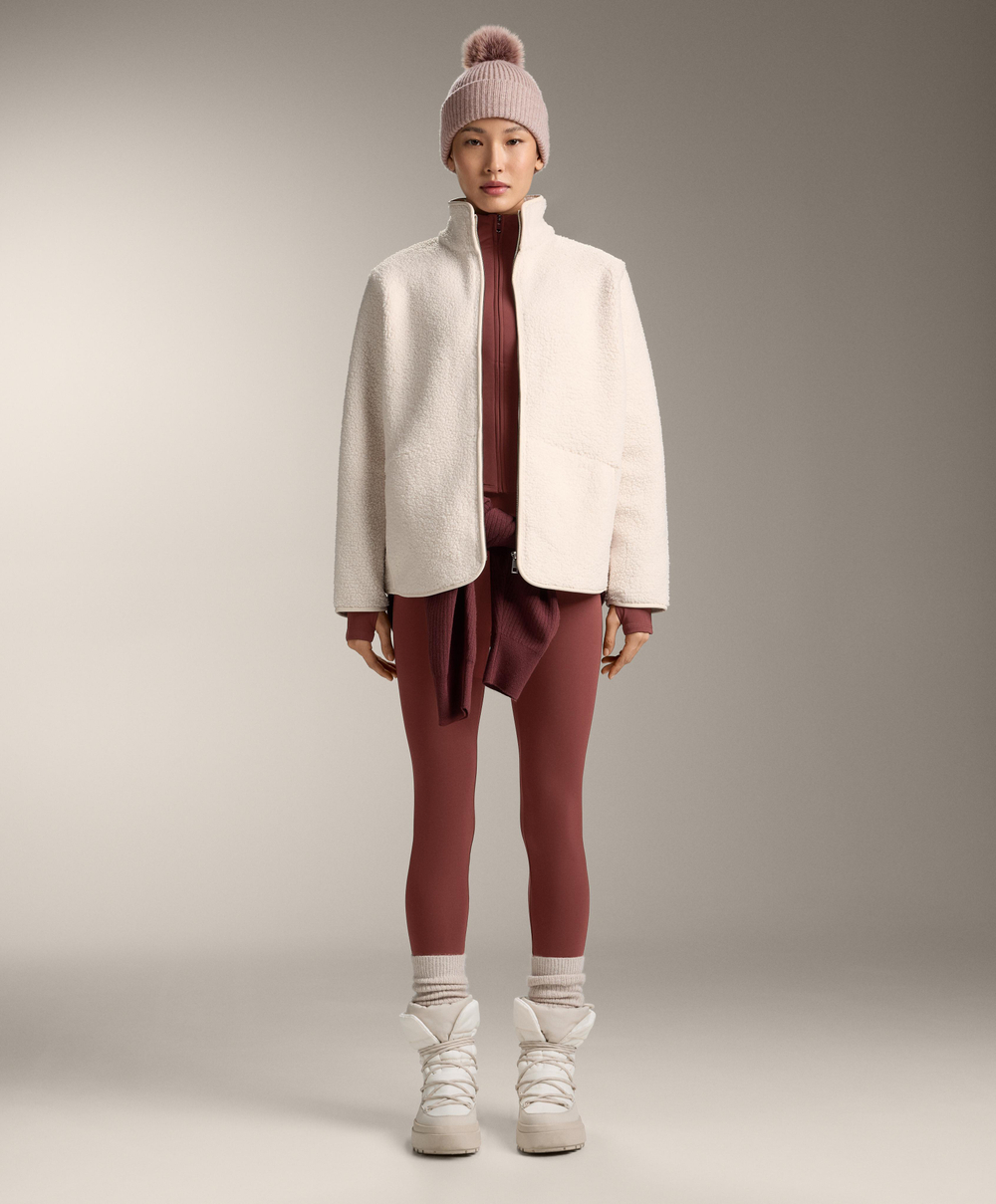 Oysho Легкая и теплая высокотехнологичная куртка, линялый махагон