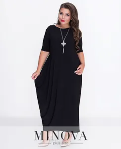 Платье 18-39-черный Minova
