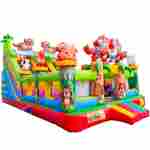 Коммерческий надувной батут «Тигриная страна», 9*5*5 м.