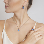 Кольцо Qudo Firenze Light Sapphire 18.5 мм 611007 BL/S