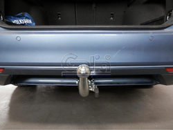 Оцинкованный фаркоп на Volkswagen Passat B8 седан/универсал 08/2014-, в т (без электрики), Galia V081C