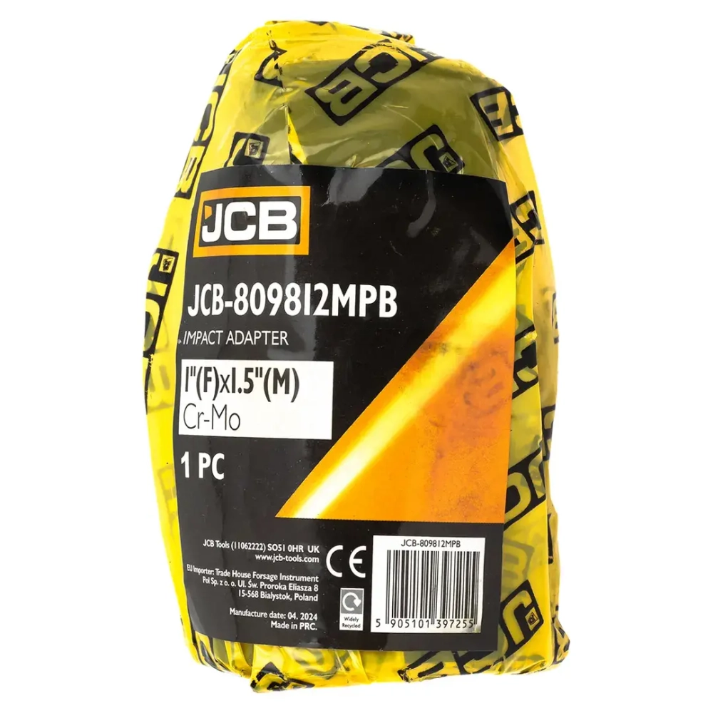 Адаптер ударный 1''(F) х 1.5''(M) JCB JCB-809812MPB