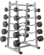 Штанга неразборная обрезиненная 20 кг. Прямой гриф. VictoryFit VF-DX4200